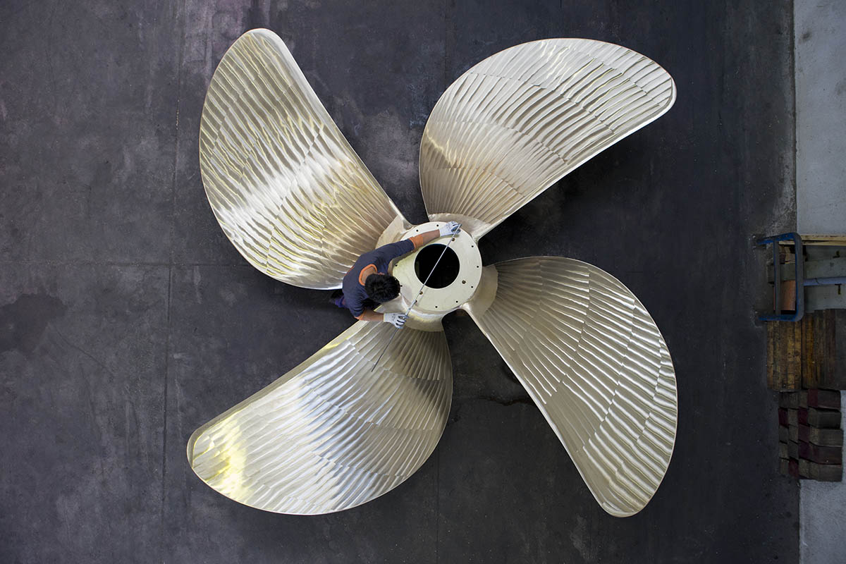 FP Propellers at the Fundilusa foundry